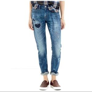 Madewell The Slim Boyjean Rip and Repair Edition jeans